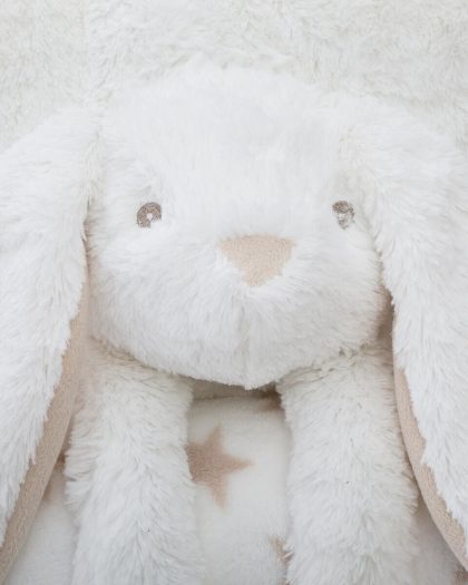 coussin plaid enfant lapin lullaby