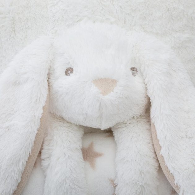 coussin plaid enfant lapin lullaby
