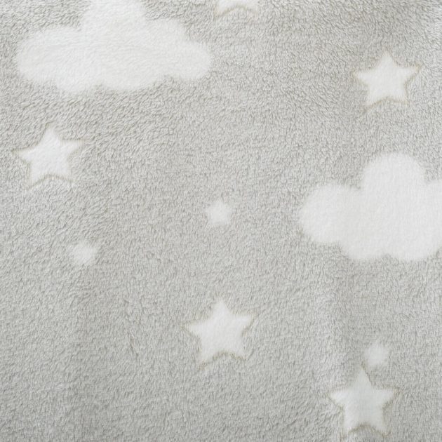 plaid enfant gris souris lullaby