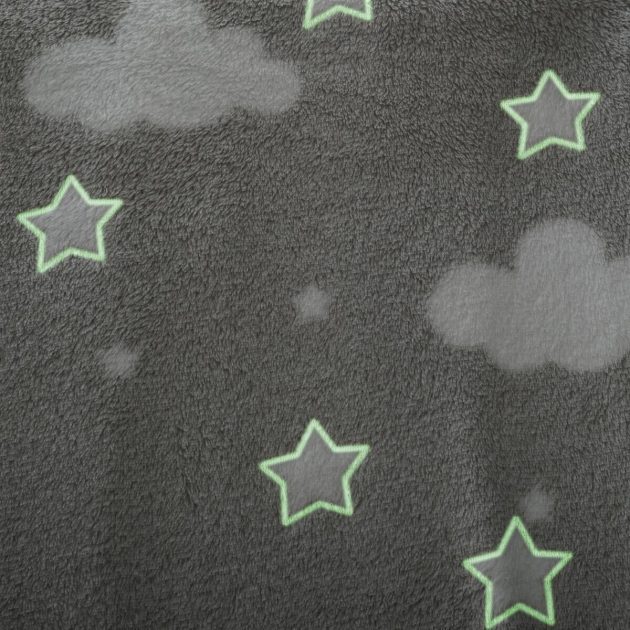 plaid enfant gris souris lullaby