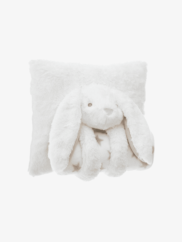 coussin plaid enfant lapin lullaby