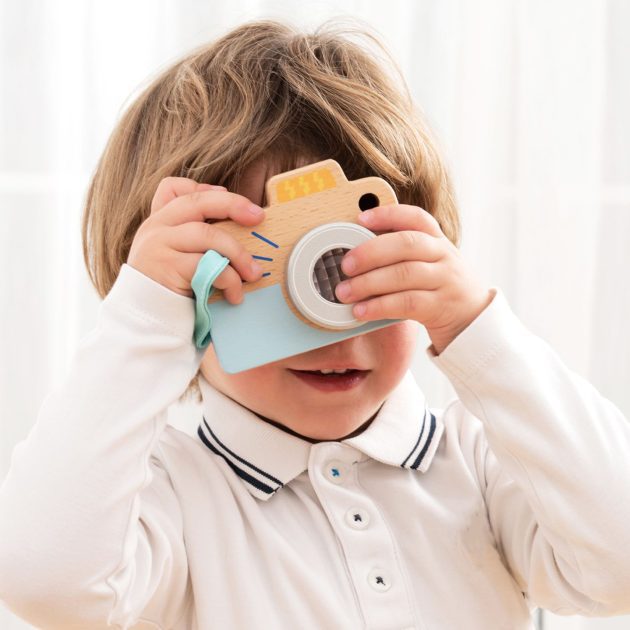 Appareil photo en bois lullaby
