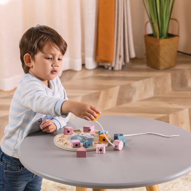 Horloge tri de formes en bois lullaby