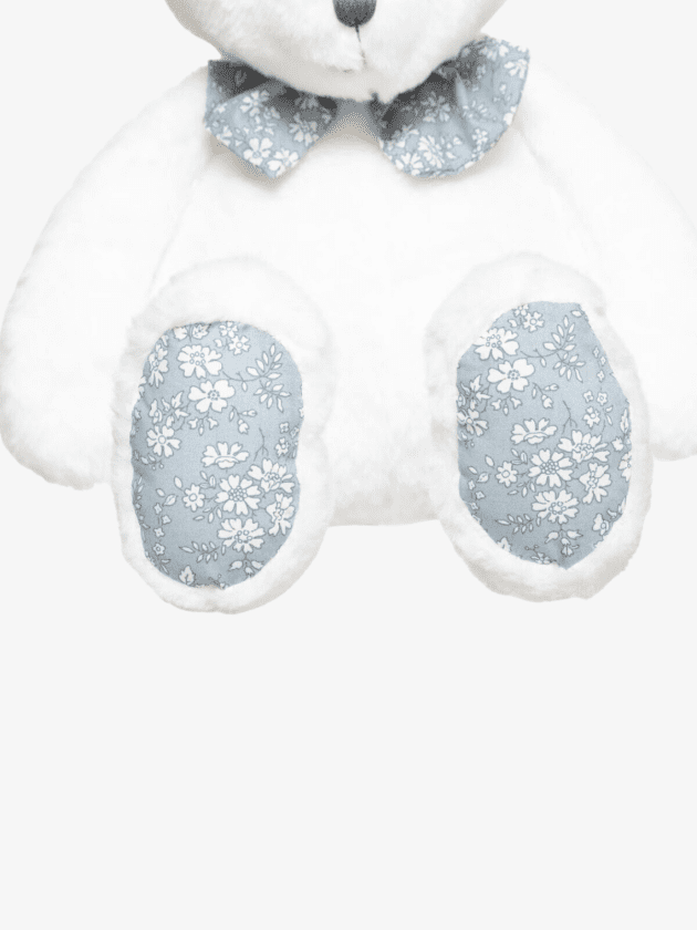 peluche enfant ours blanc lullaby 2