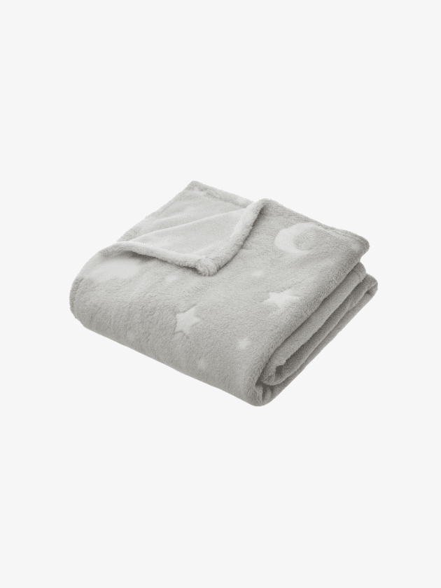 plaid enfant gris souris lullaby
