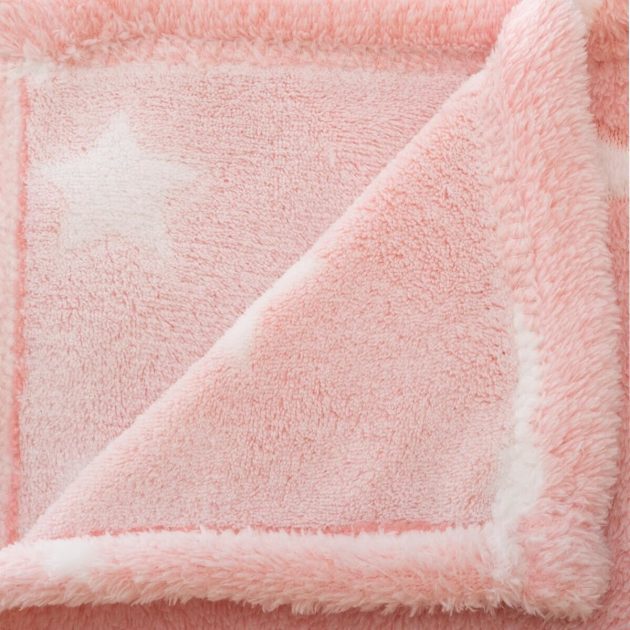 plaid enfant rose clair lullaby