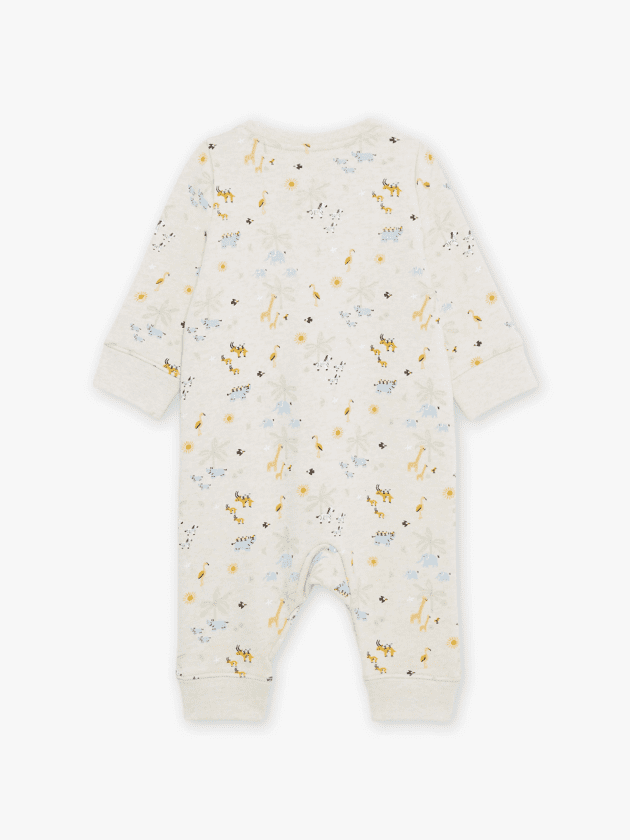Grenouillère Beige Clair Thème Jungle lullaby