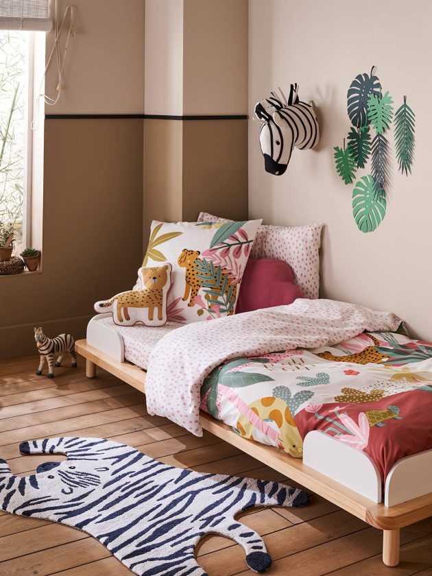 parure-housse-de-couette-taie-doreiller-enfant-pink-jungle-lullaby