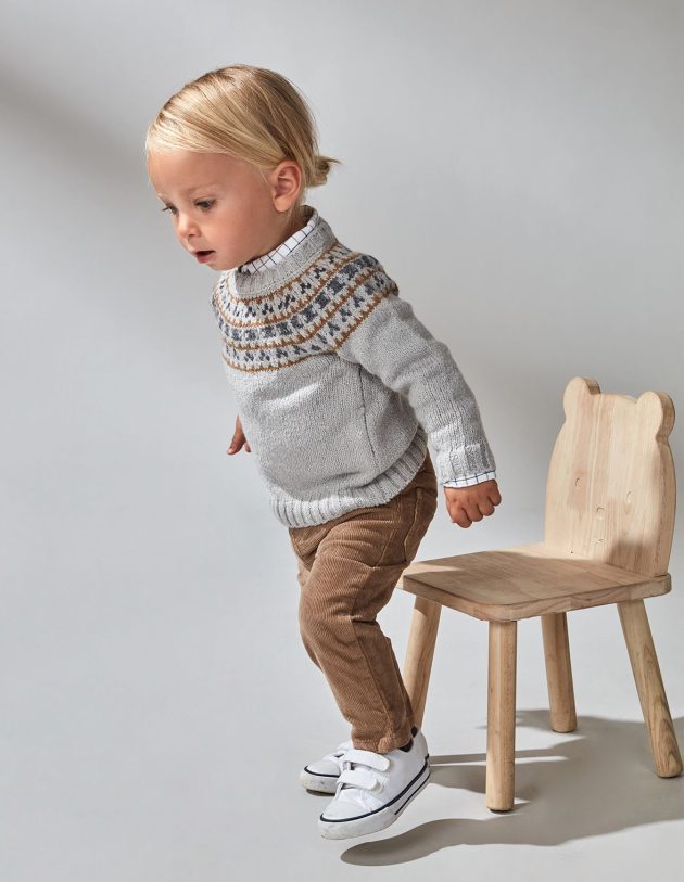 Pantalon en Velours - Marron - lullaby - gocco