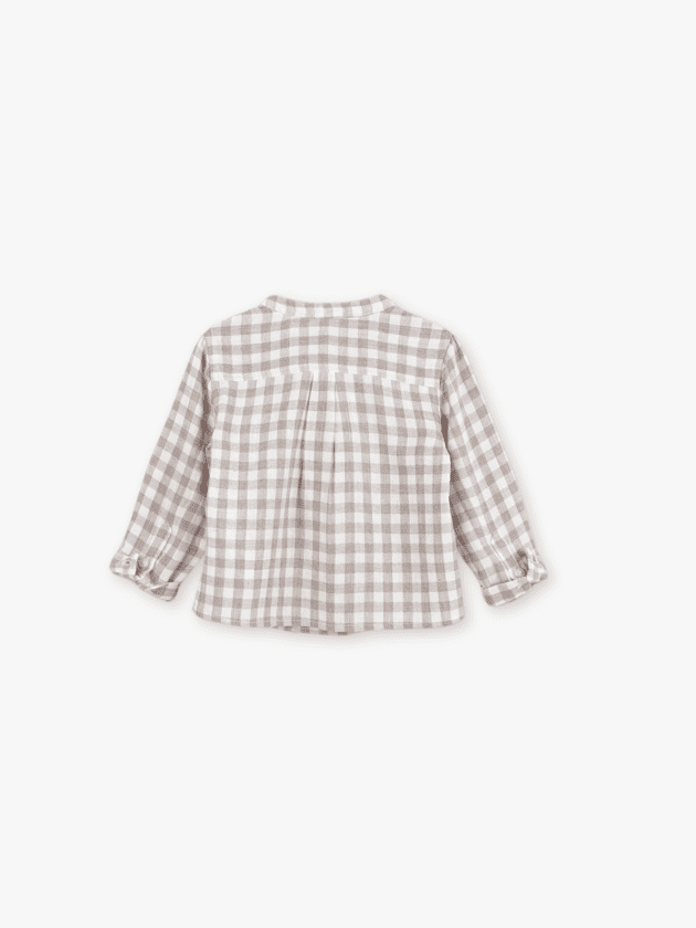Chemise Col Mao Villela Imprimé Pierre - lullaby - gocco