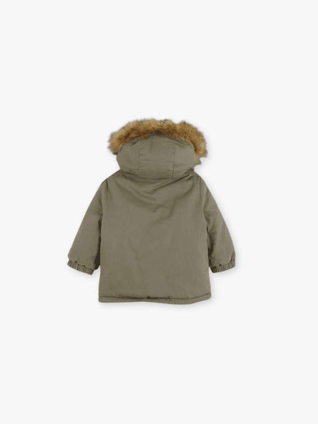Manteau Matelassé à Capuche - Kaki - Lullaby - Gocco