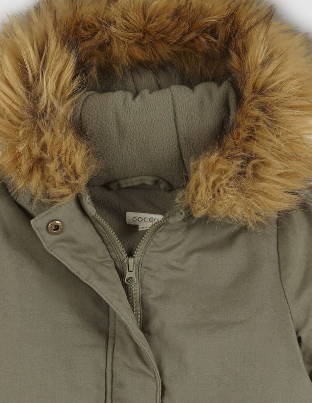 Manteau Matelassé à Capuche - Kaki - Lullaby - Gocco