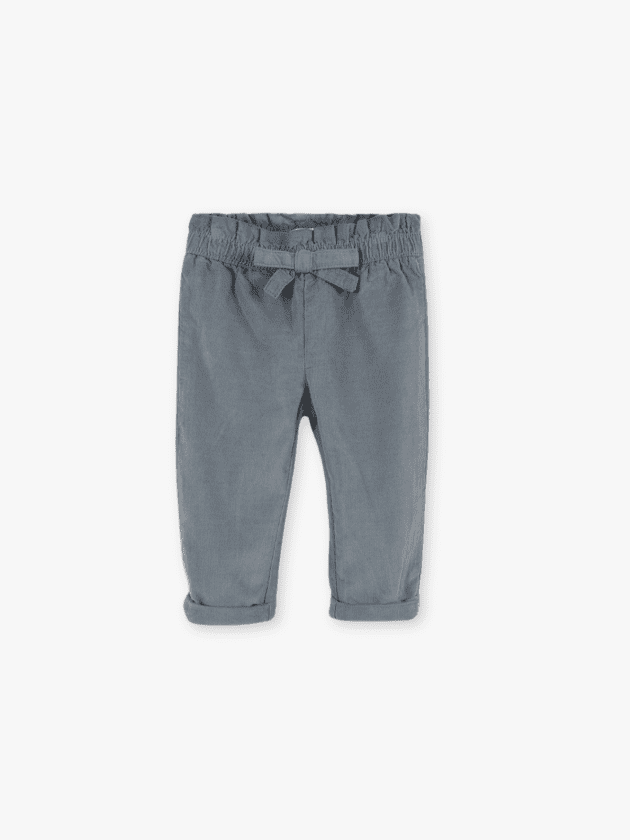 Pantalon en Velours Côtelé - Vert - lullaby - gocco
