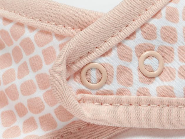Lot de 2 Bavoirs Bandana Snake - Rose - 37x24.5cm - jollein - lullaby