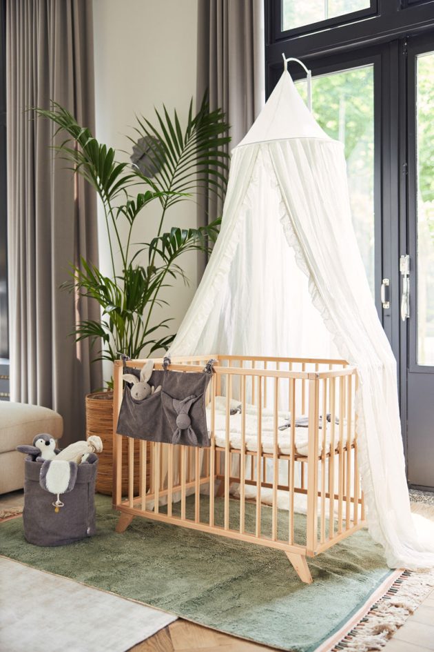 Poches de Rangement Corduroy - Gris - 50x30x10cm - lullaby - jollein