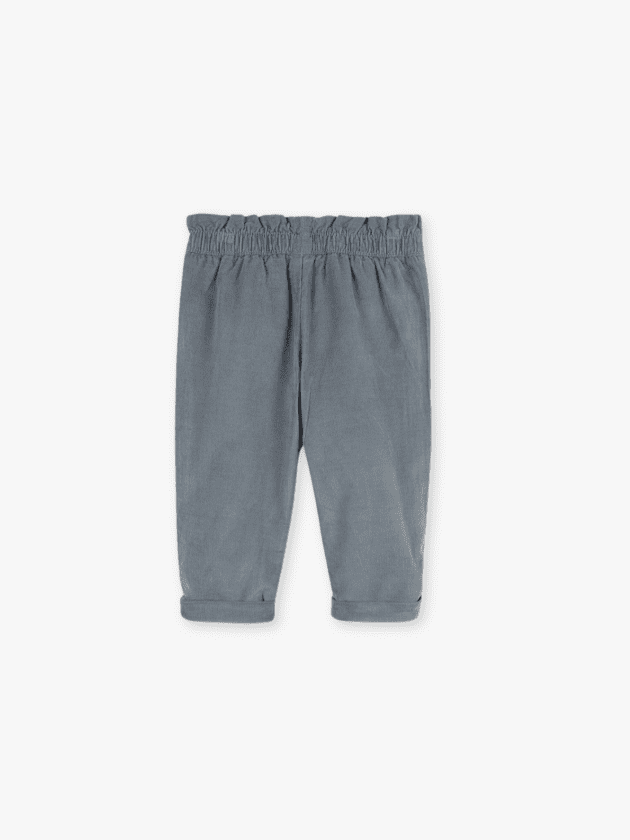 Pantalon en Velours Côtelé - Vert - lullaby - gocco