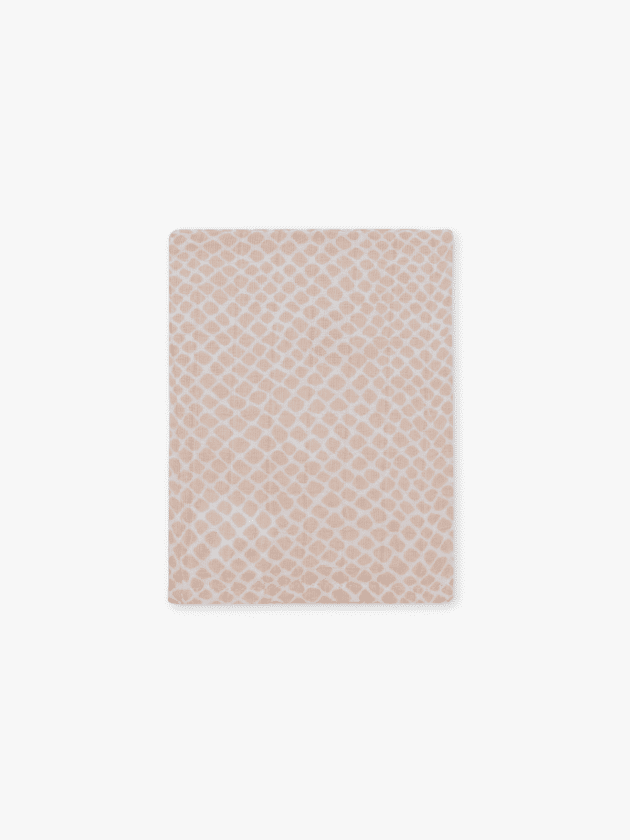 Lot de 3 Gants de Toilette Gaze de Coton Snake -Rose - 20x15cm - lullaby - jollein