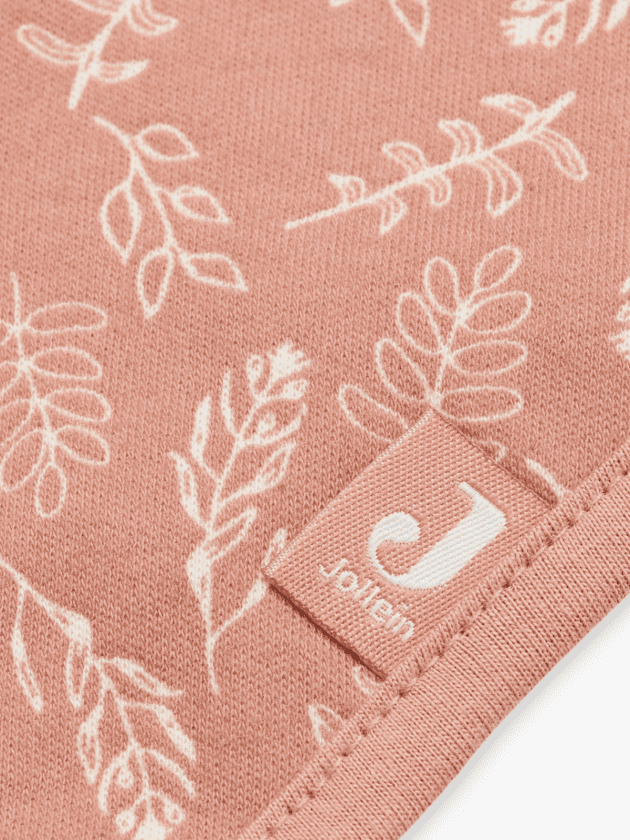 Lot de 2 Bavoirs Bandana Meadow - Rose - 24.5x37cm - lullaby - jollein