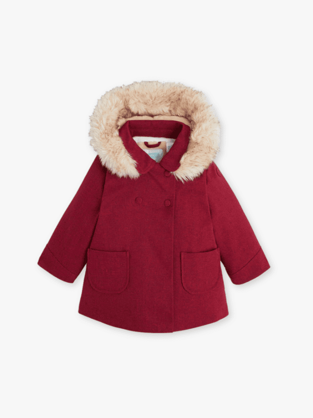 Manteau à Capuche - Bordeaux - lullaby - obaibi - okaidi