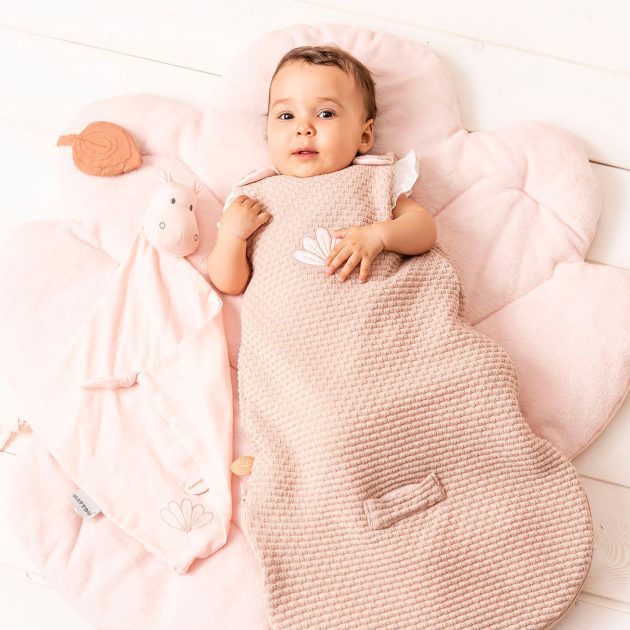 Gigoteuse Maille Susie Bonnie 70cm - Vieux Rose - lullaby - nattou