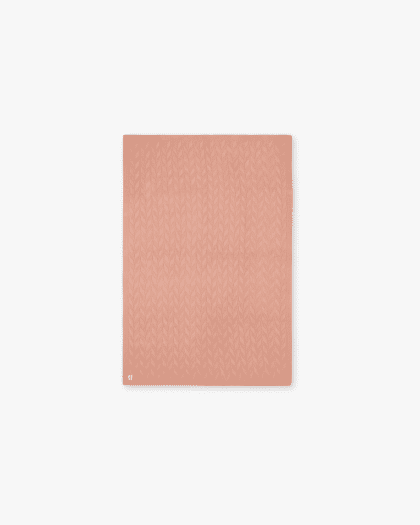 Couverture Pour Lit Spring Knit - Bois de Rose - 100 x 75 cm - lullaby - jollein