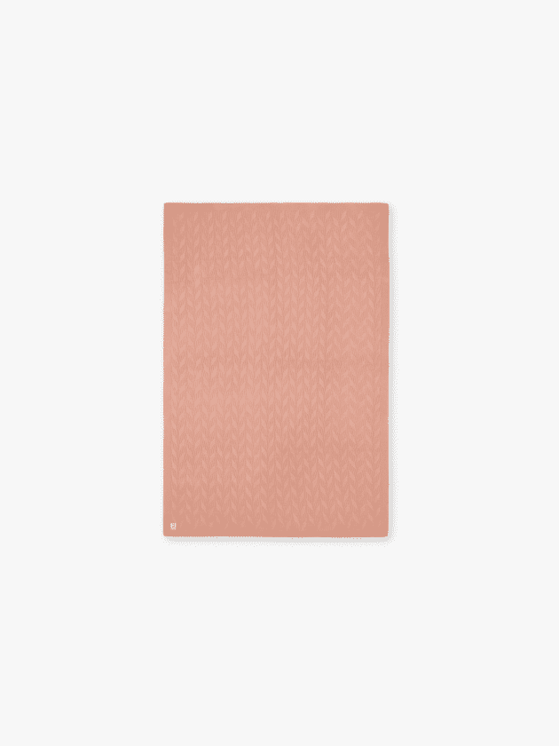 Couverture Pour Lit Spring Knit - Bois de Rose - 100 x 75 cm - lullaby - jollein