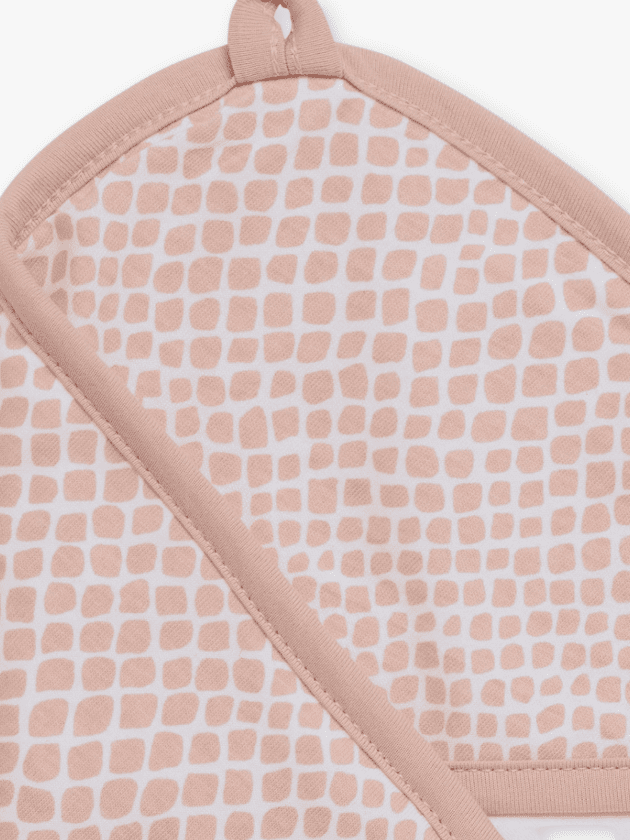 Cape de Bain Snake - Rose - 75x75cm - lullaby - jollein