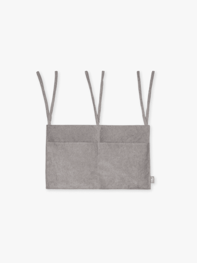 Poches de Rangement Corduroy - Gris - 50x30x10cm - lullaby - jollein