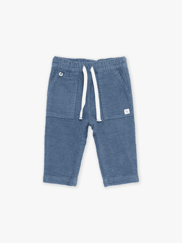 Pantalon en Velours Côtelé - Bleu Gris - lullaby - sergent major
