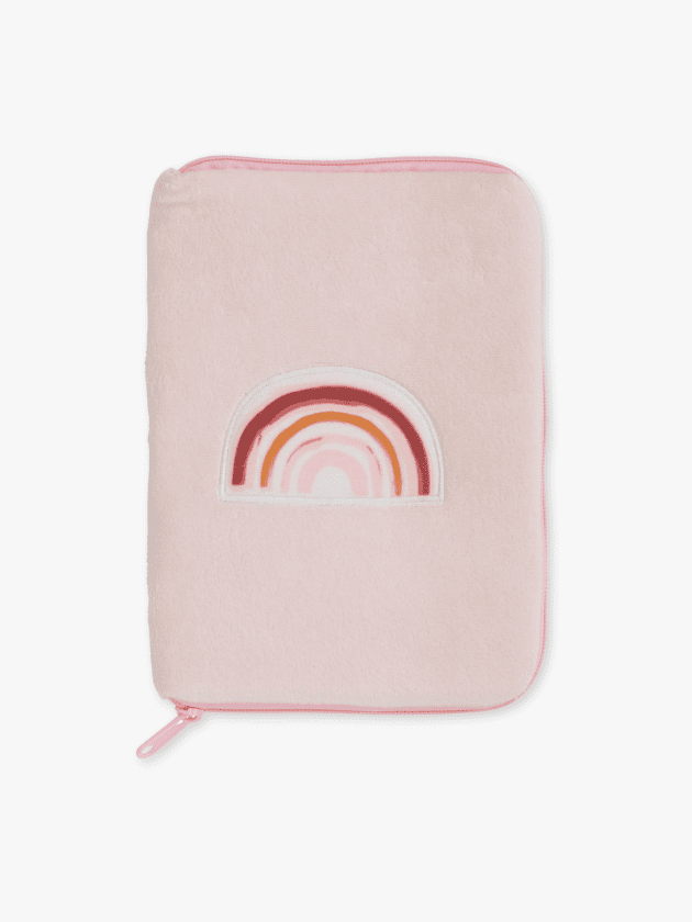 Protège Carnet de Santé Sasha et Pauline - Rose - 16,5 x 24 x 2 cm - lullaby - nattou