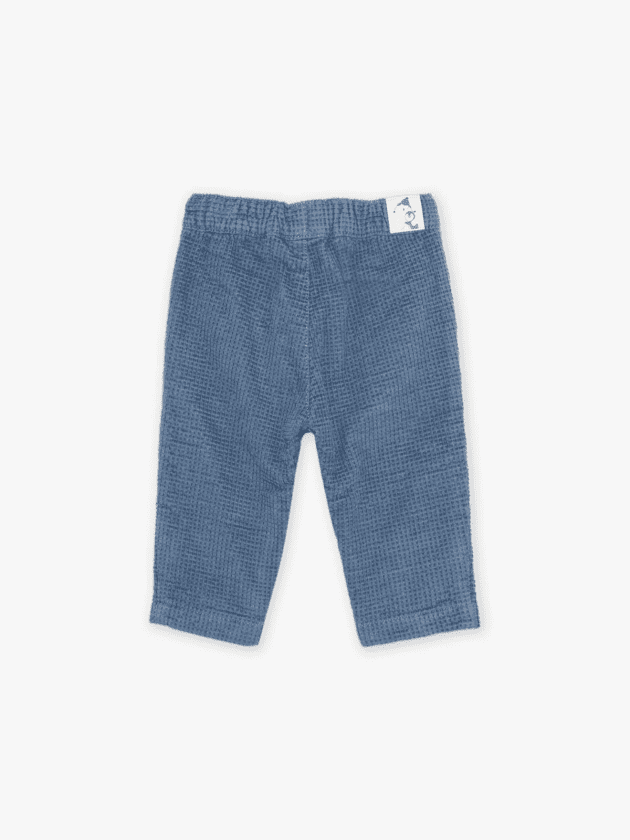 Pantalon en Velours Côtelé - Bleu Gris - lullaby - sergent major