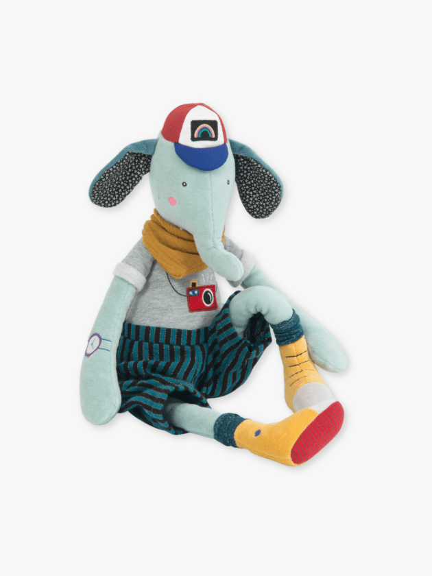 Peluche Eléphant Pablo - Les Broc & Roll's - moulin roty - lullaby