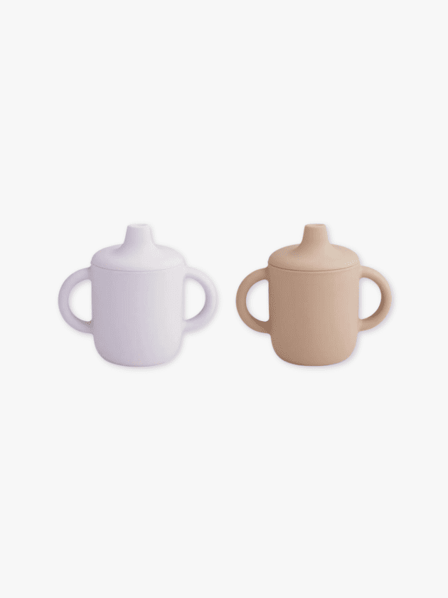 Lot de 2 Cups Neil - Light Lavender / Rose - lullaby - liewood