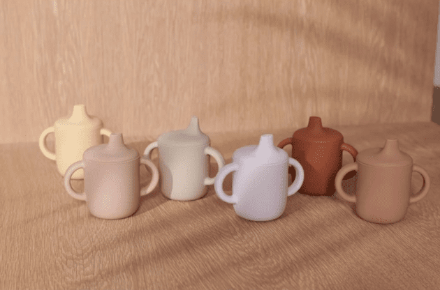Lot de 2 Cups Neil - Light Lavender / Rose - lullaby - liewood