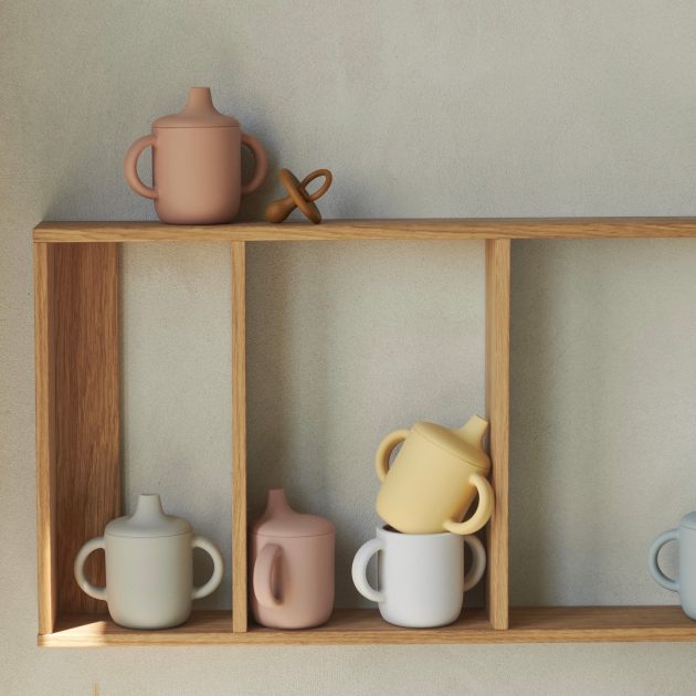 Lot de 2 Cups Neil - Light Lavender / Rose - lullaby - liewood