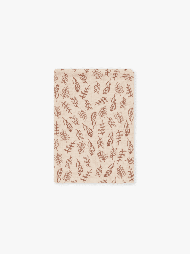 Lot de 3 Gants de Toilette Gaze de Coton Meadows - Châtaigne - 20x15cm - lullaby - jollein