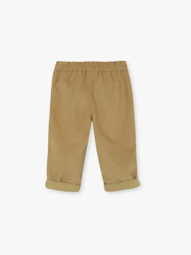 Pantalon en velours Taille élastique - Moutarde - gocco - lullaby